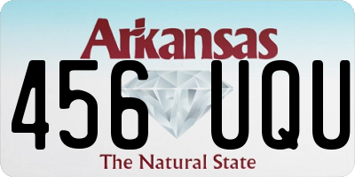 AR license plate 456UQU