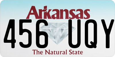 AR license plate 456UQY