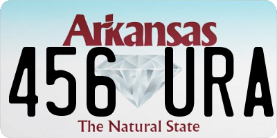 AR license plate 456URA