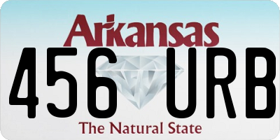 AR license plate 456URB