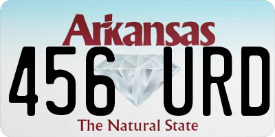AR license plate 456URD