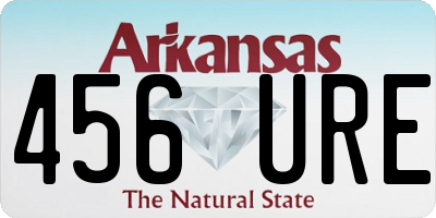 AR license plate 456URE