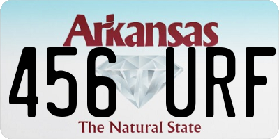 AR license plate 456URF