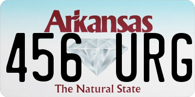 AR license plate 456URG