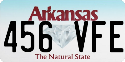 AR license plate 456VFE