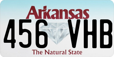 AR license plate 456VHB