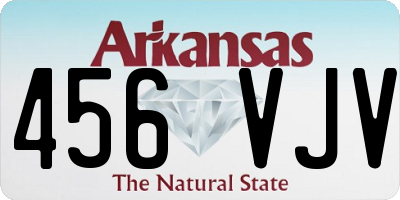 AR license plate 456VJV