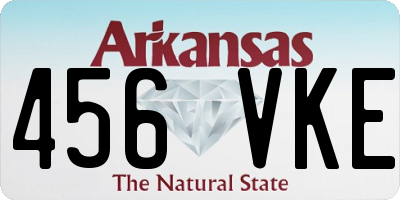 AR license plate 456VKE
