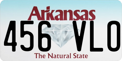 AR license plate 456VLO