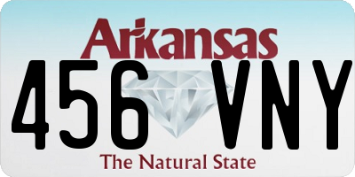 AR license plate 456VNY