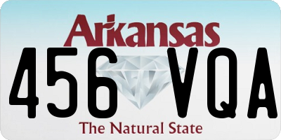 AR license plate 456VQA