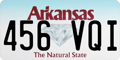 AR license plate 456VQI