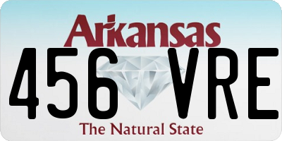 AR license plate 456VRE