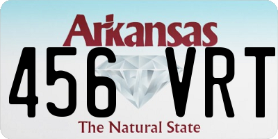 AR license plate 456VRT