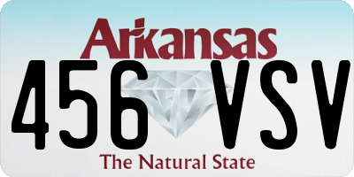 AR license plate 456VSV