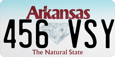 AR license plate 456VSY