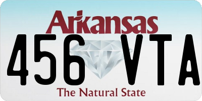 AR license plate 456VTA