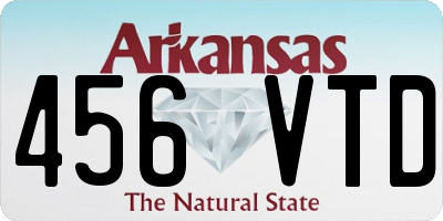 AR license plate 456VTD