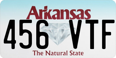 AR license plate 456VTF