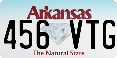 AR license plate 456VTG