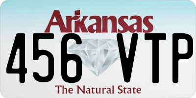 AR license plate 456VTP