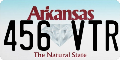 AR license plate 456VTR