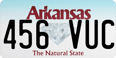 AR license plate 456VUC