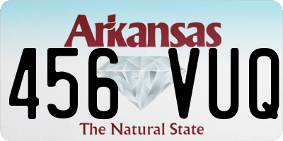 AR license plate 456VUQ