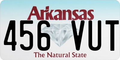 AR license plate 456VUT