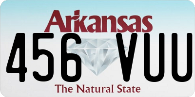 AR license plate 456VUU
