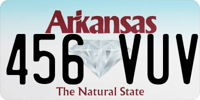AR license plate 456VUV