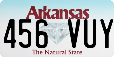 AR license plate 456VUY