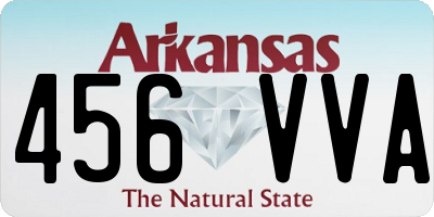 AR license plate 456VVA