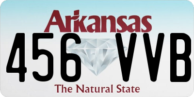 AR license plate 456VVB