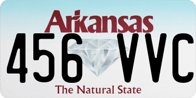 AR license plate 456VVC