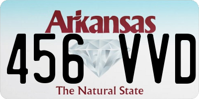 AR license plate 456VVD
