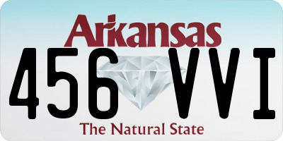 AR license plate 456VVI