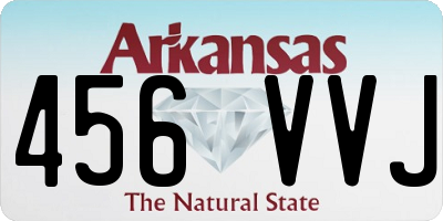 AR license plate 456VVJ