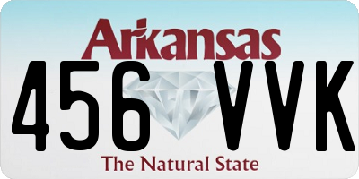 AR license plate 456VVK