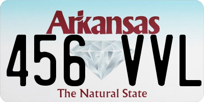 AR license plate 456VVL