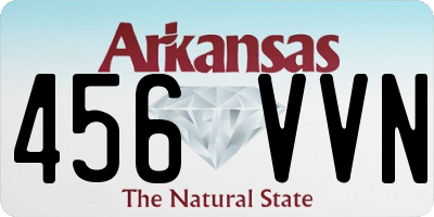 AR license plate 456VVN