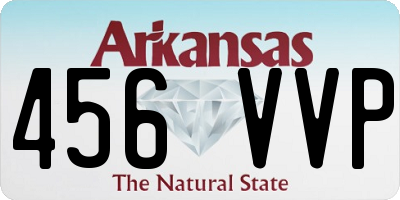 AR license plate 456VVP