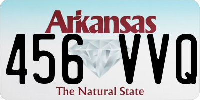AR license plate 456VVQ