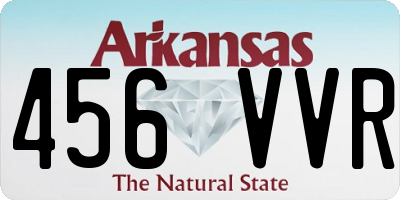 AR license plate 456VVR