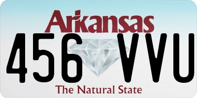AR license plate 456VVU