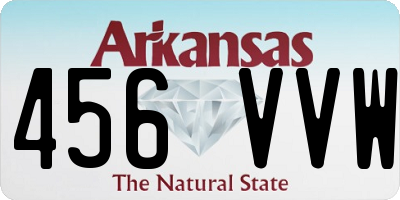 AR license plate 456VVW