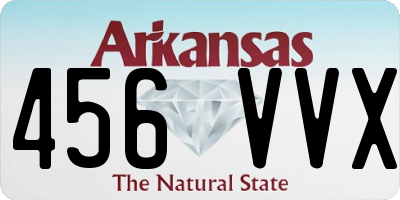 AR license plate 456VVX