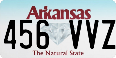 AR license plate 456VVZ