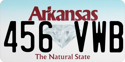 AR license plate 456VWB