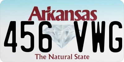AR license plate 456VWG